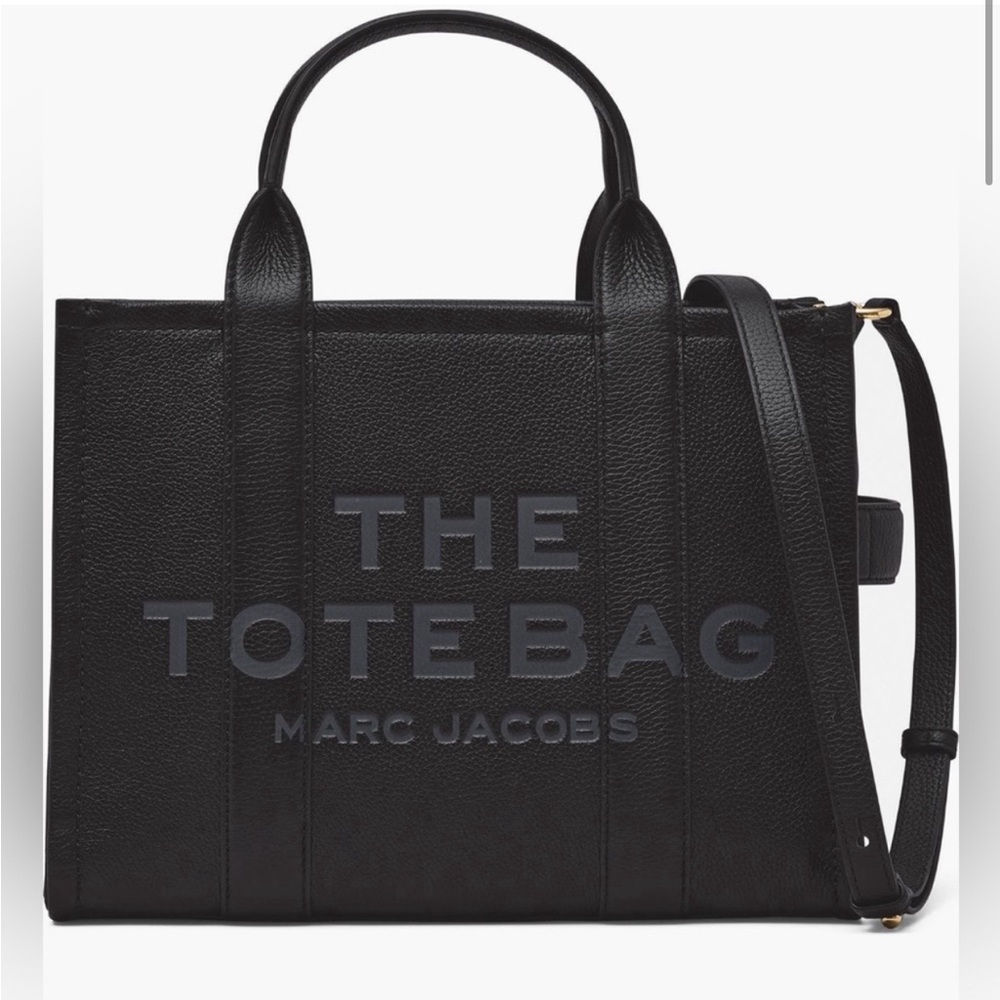 Marc Jacobs Medium Leather Tote black